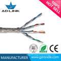 Full copper 22awg SSTP SFTP cat7 ethernet cable